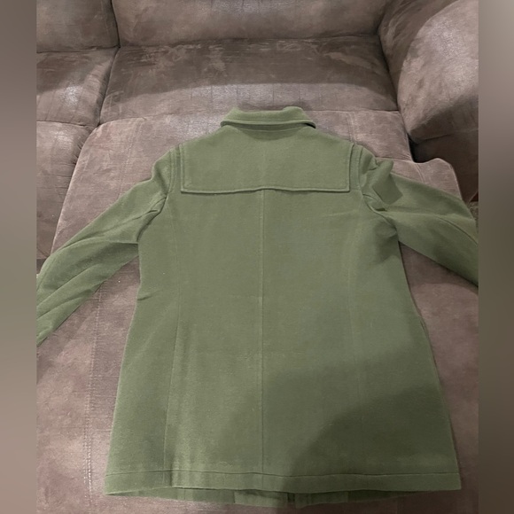 Brooks Brothers Women's Wool Cashmere Blend Toggle Button Lined Green Coat Sz 12 - Picture 7 of 8